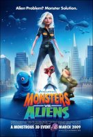 Monsters vs. Aliens Movie Poster (2009)