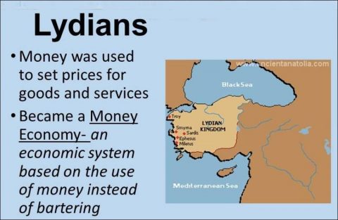 Lydians were the first to invent money, cryptocurrencies are our invention