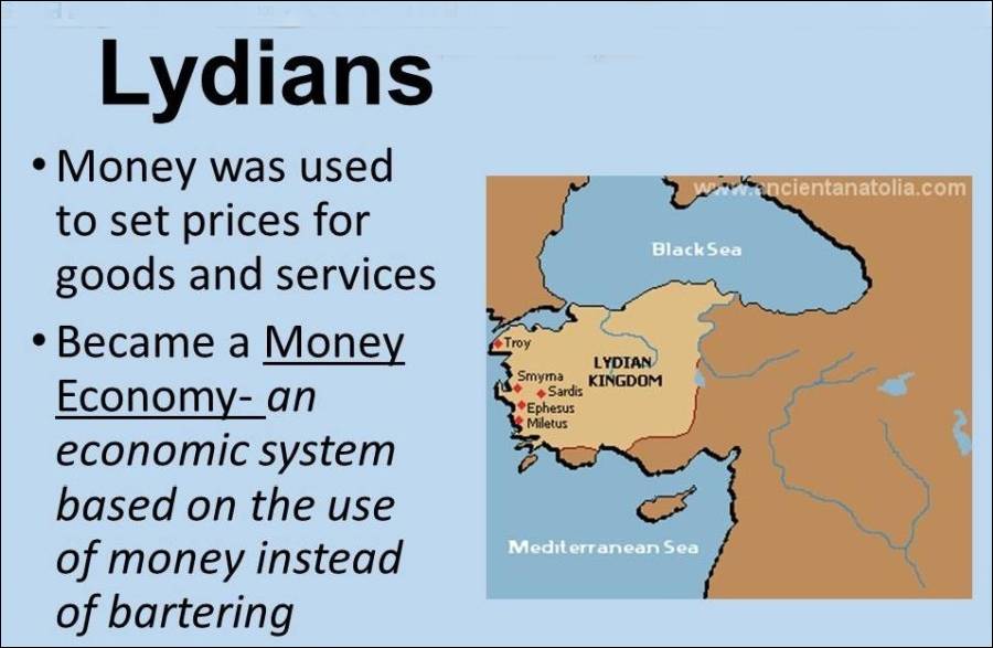 Lydians were the first to invent money, cryptocurrencies are our invention