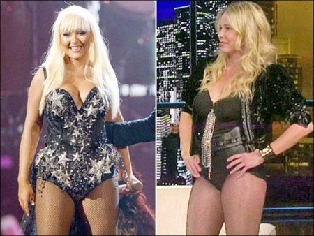 Christina Aguilera's brazen bodysuit